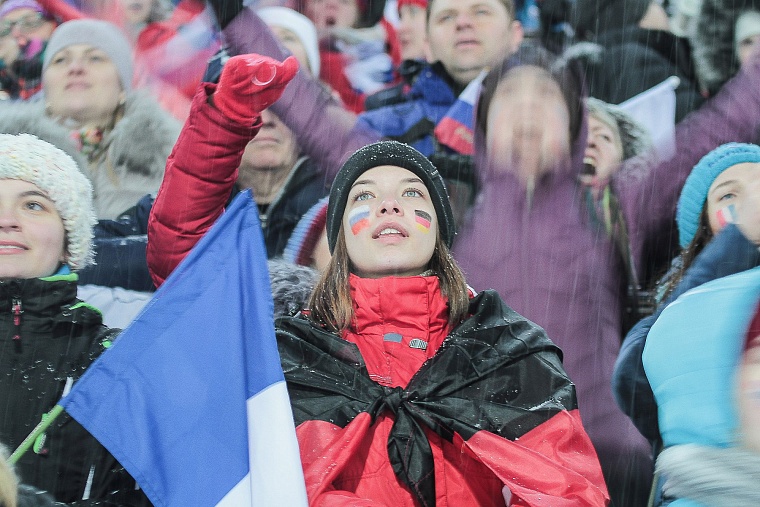 Самые яркие болельщики тюменского этапа Кубка мира по биатлону