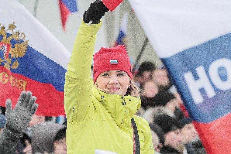 Самые яркие болельщики тюменского этапа Кубка мира по биатлону