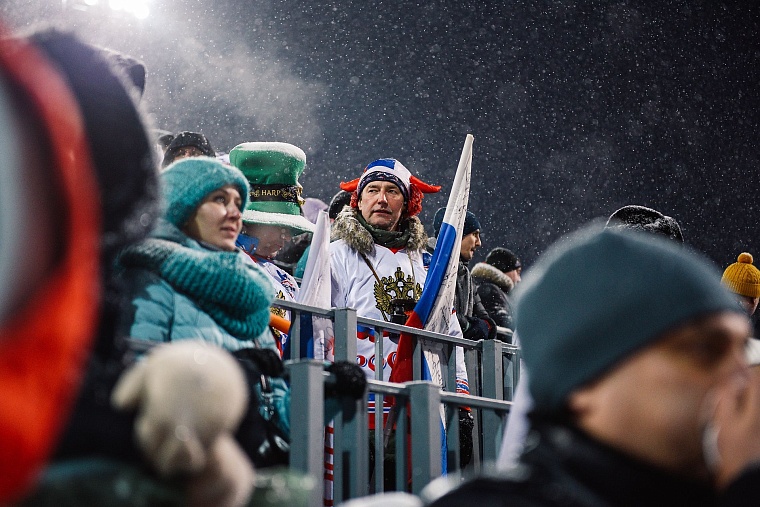 Самые яркие болельщики тюменского этапа Кубка мира по биатлону