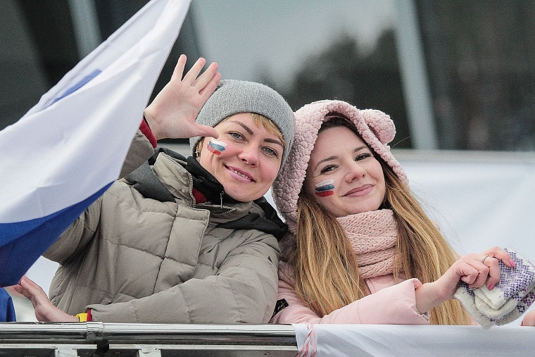 Самые яркие болельщики тюменского этапа Кубка мира по биатлону