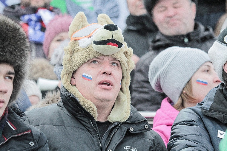 Самые яркие болельщики тюменского этапа Кубка мира по биатлону