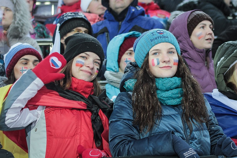 Самые яркие болельщики тюменского этапа Кубка мира по биатлону