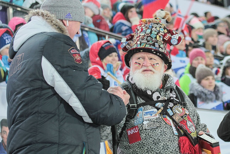 Самые яркие болельщики тюменского этапа Кубка мира по биатлону
