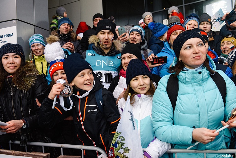 Самые яркие болельщики тюменского этапа Кубка мира по биатлону