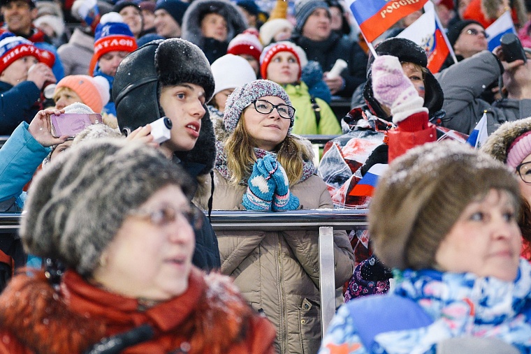 Самые яркие болельщики тюменского этапа Кубка мира по биатлону
