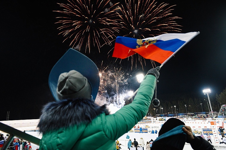 Самые яркие болельщики тюменского этапа Кубка мира по биатлону