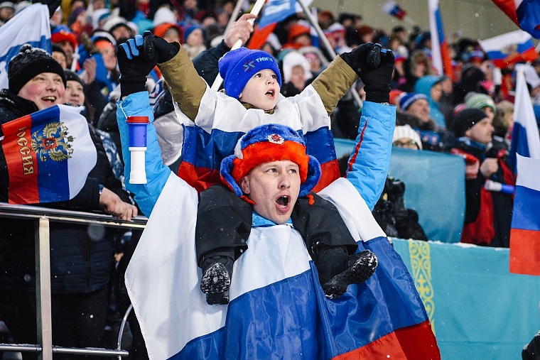 Самые яркие болельщики тюменского этапа Кубка мира по биатлону