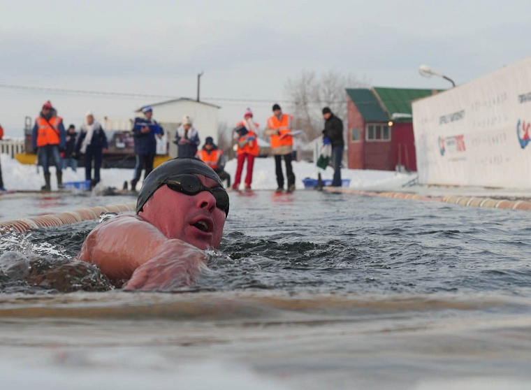 В декабрьских заплывах приняли участие более 350 моржей из 7 стран