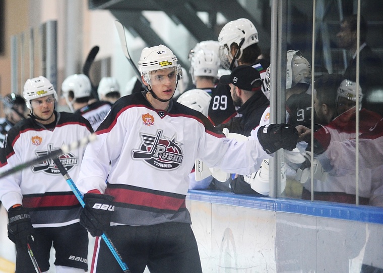 Тюменский ХК «Рубин» начинает последнюю домашнюю серию на третьем месте в ВХЛ