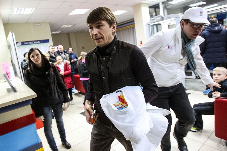 Алексей Ягудин учил тюменцев любить спорт