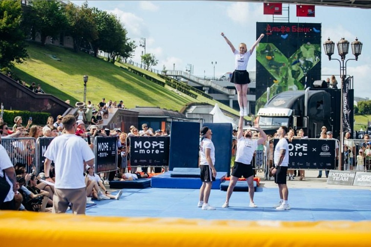 Тюменский фестиваль чирлидеров вышел на новый уровень