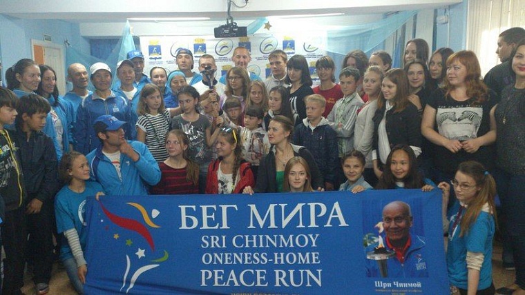 Марафонцы «Бега мира» впервые посетили Тюмень