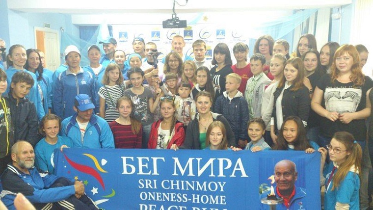 Марафонцы «Бега мира» впервые посетили Тюмень