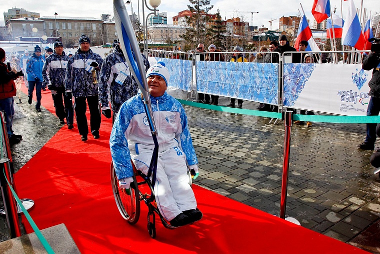 Паралимпийские факелоносцы зажгли сердца тюменцев