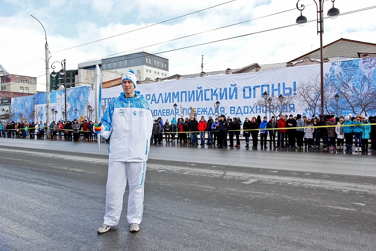 Паралимпийские факелоносцы зажгли сердца тюменцев