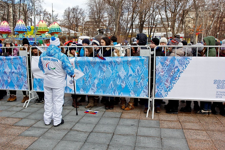 Паралимпийские факелоносцы зажгли сердца тюменцев