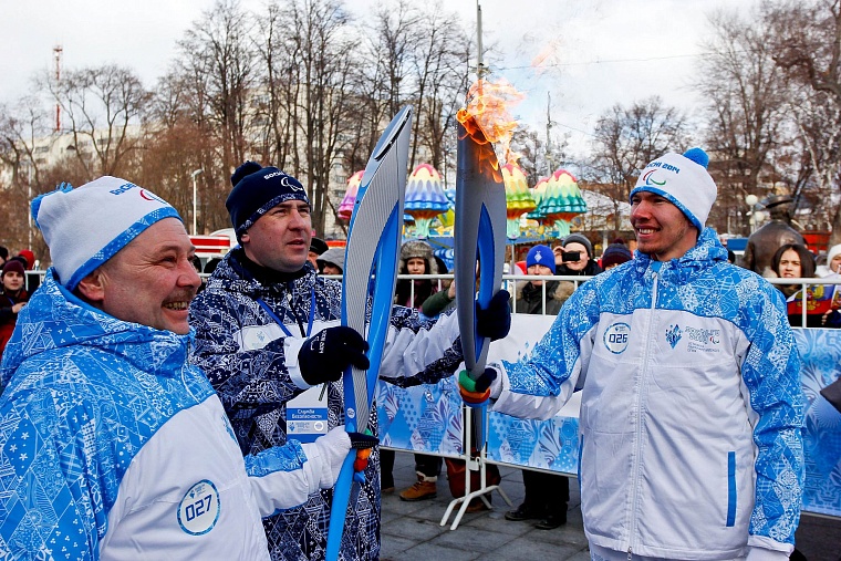 Паралимпийские факелоносцы зажгли сердца тюменцев