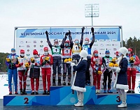 Тюменские спортсмены взяли золото и серебро на чемпионате России по лыжным гонкам