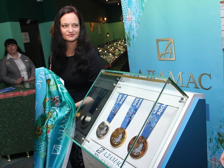 На комплект сочинских медалей можно посмотреть «живьем»