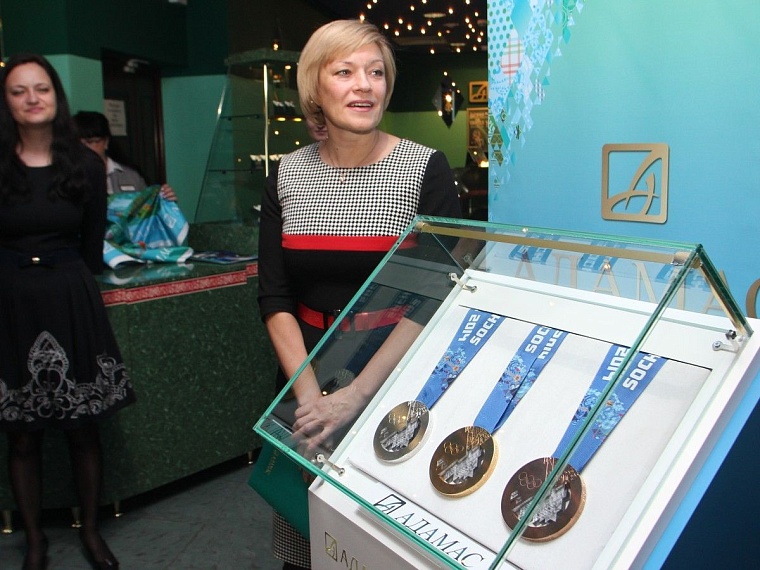 На комплект сочинских медалей можно посмотреть «живьем»