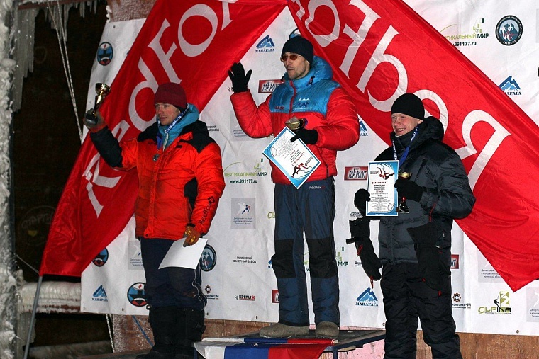 Лучших ледолазов России определили в Тюмени