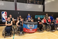 Команда ДНР "Донбасс" победила на чемпионате Тюменской области по баскетболу на колясках