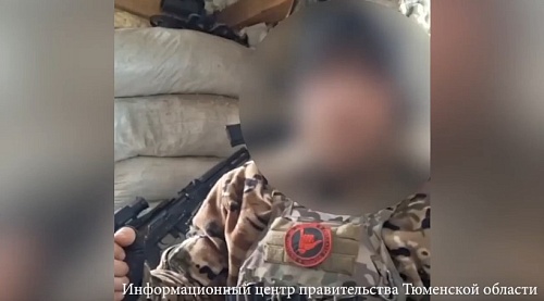 Участник СВО с позывным «Белый» поздравил тюменцев с Новым годом