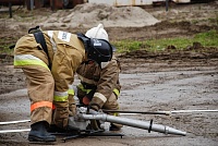 Добровольные пожарные ООО «РН-Юганскнефтегаз» справились с учебным возгоранием