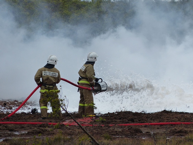 В небо над болотами подняли дрон и тяжелый экскаватор
