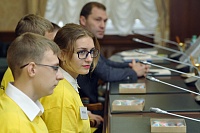 Учащиеся «Роснефть-класса» приняли Владимира Якушева в свои ряды