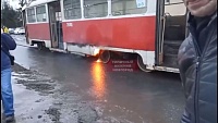 Стало известно, почему в Нижнем Новгороде загорелся трамвай