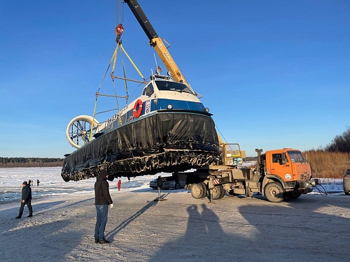 Максим Афанасьев: Через Иртыш будет организована переправа на воздушной подушке