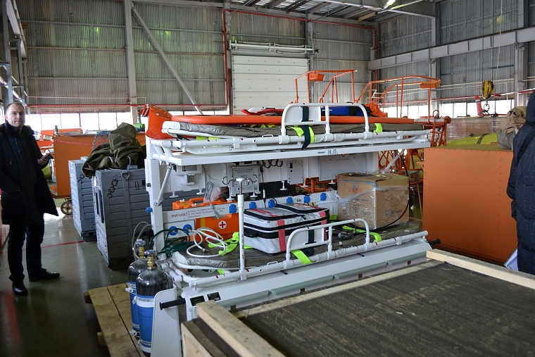 В тюменский аэропорт Плеханово прибыл новый вертолет санавиации