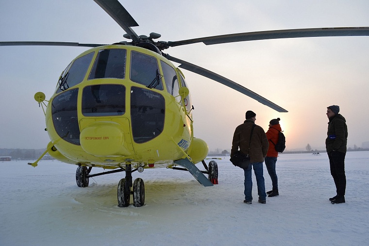 В тюменский аэропорт Плеханово прибыл новый вертолет санавиации