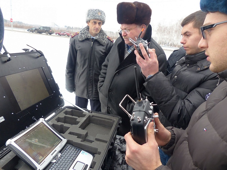 На вооружение тюменской ГИБДД поступил беспилотник с тепловизором