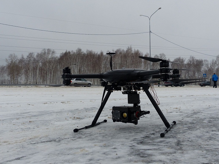 На вооружение тюменской ГИБДД поступил беспилотник с тепловизором