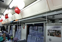 «Туристический» поезд совершил первый рейс в Тобольск и обратно