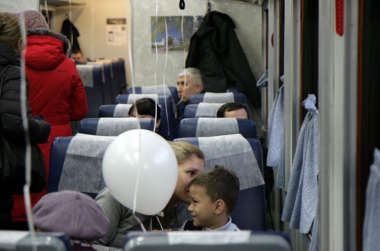 «Туристический» поезд совершил первый рейс в Тобольск и обратно