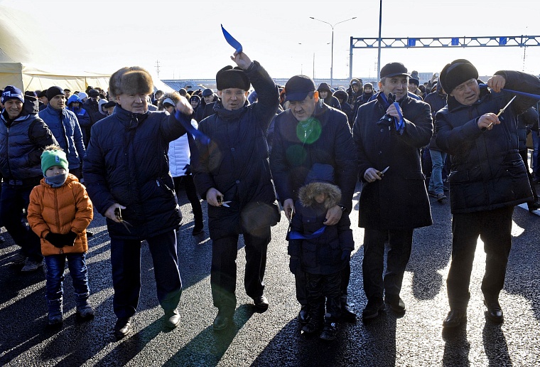 Открытие моста на Лесобазе превратили в большой праздник