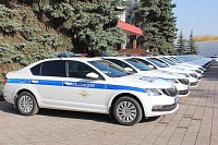 Тюменские автоинспекторы получили 49 новых машин "Шкода Октавия"