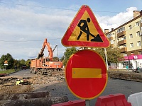 Улицы Федорова и Щорса сегодня перекроют из-за ремонта теплотрасс