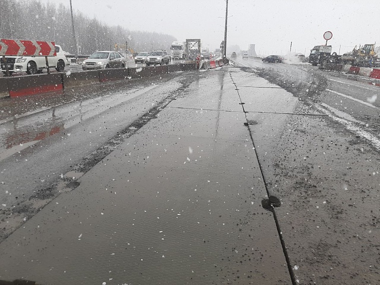 Дефекты на строящейся развязке на Московском тракте устранят до 21 марта