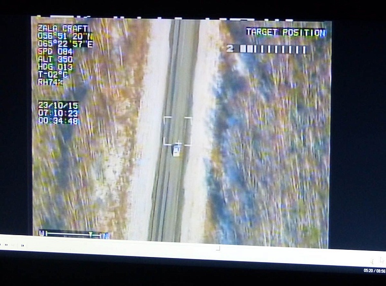 За обгон нарушителей ловит самолет-беспилотник