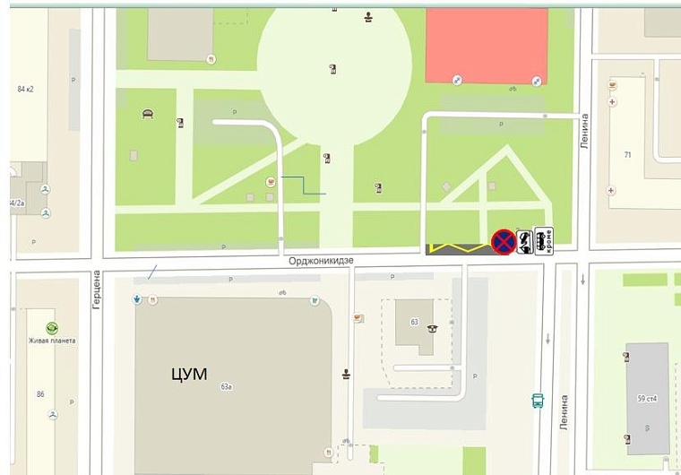 У ЦУМа появится остановочный карман для туристических автобусов