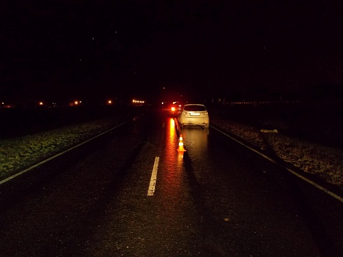 Сбитый насмерть пешеход стоял на проезжей части в темноте