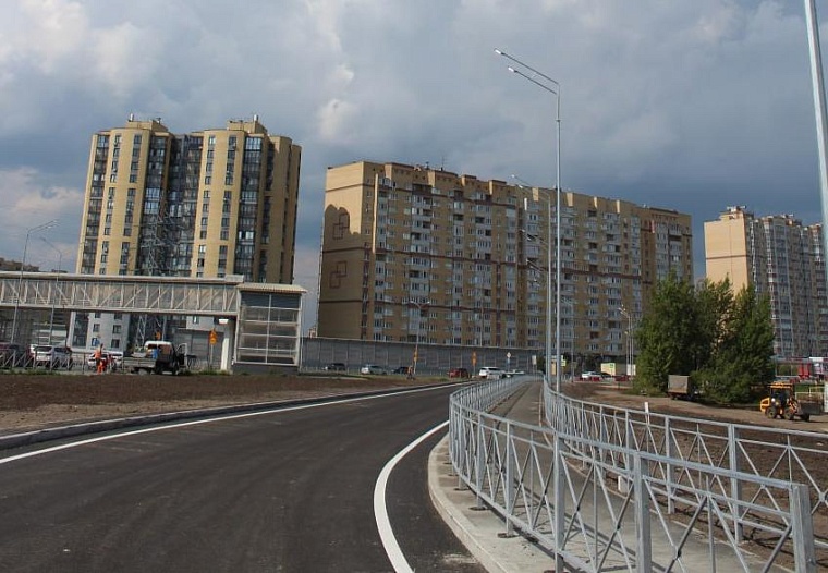 Сегодня откроется правоповоротный съезд на развязке на перекрестке Мельникайте и объездной