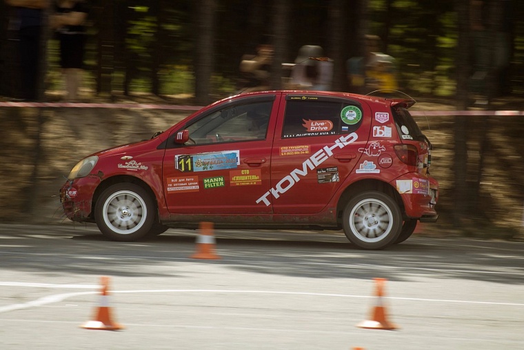 Единственная девушка на чемпионате области по ралли-спринту стала серебряным призером в личном зачете