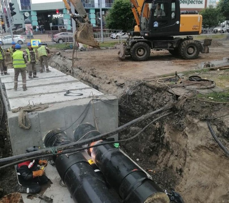 В центре Тюмени перекроют дороги из-за ремонта теплосетей