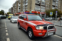 У тюменских пожарных появился новый спецавтомобиль Toyota Land Cruiser
