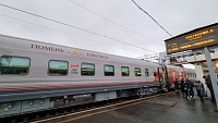 Шесть новых вагонов будут курсировать в составе поездов по маршруту Тюмень - Тобольск